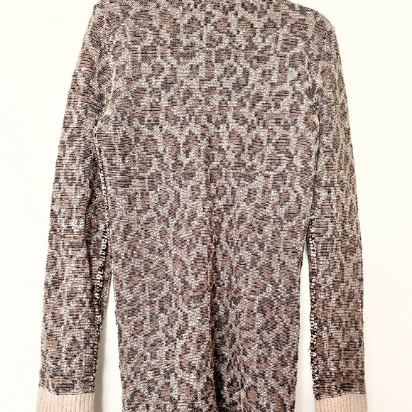 Free People Leopard Cardigan Sweater - Picture 5 of 8